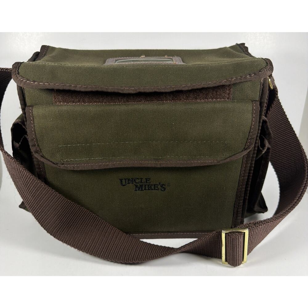 Vtg Uncle Mike’s Green Canvas Range Ammo Bag